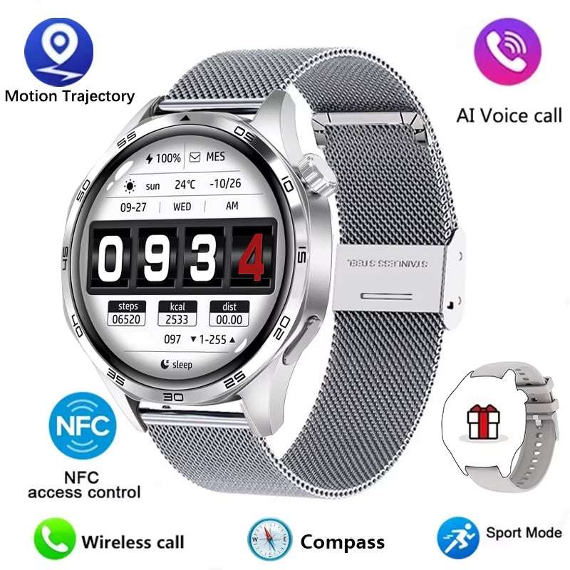 Watch 5 PRO Smart Watch Men Watch 5 AMOLED HD Screen Bluetooth Call GPS Trajectory NFC Heart Rate Compass Smartwatches 2024 New