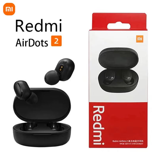 Xiaomi  Airdots 2, Bluetooth 5.0 Wireless Headphones, Wireless Earbuds, Hands-Free Stereo Headphones with Microphone