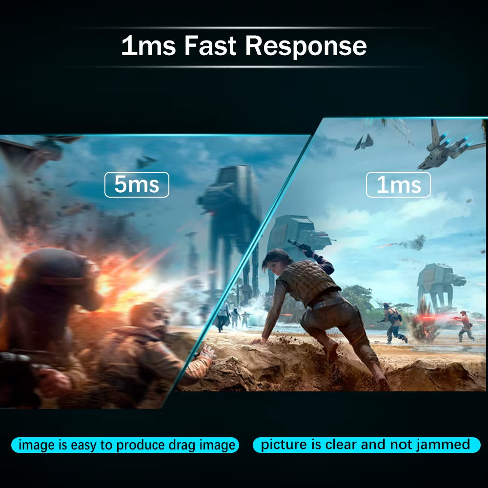 32Inch Monitor 165Hz 2K QHD High Fresh Rate for Gaming Computer Monitor IPS Panel LED Desktop Freesync G-Sync MPRT 1Ms