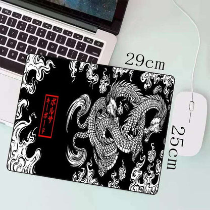 Japanese Dragon Large Gaming Mousepad Keyboard Gamer Mouse Pad on the Table Speed Desk Mat Anime Mouse Mats ，Dragon Pattern