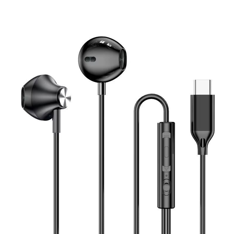 For Samsung Headphones Hifi Surround Sound In-Ear USB Type C 3.5Mm with Wire Control Wired Earplugs for Galaxy S24 S23 S22 Ultra