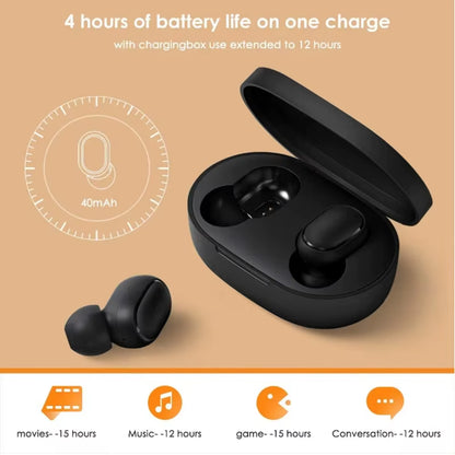 Xiaomi  Airdots 2, Bluetooth 5.0 Wireless Headphones, Wireless Earbuds, Hands-Free Stereo Headphones with Microphone