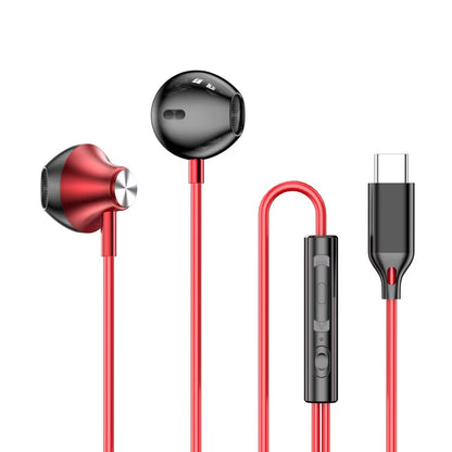 For Samsung Headphones Hifi Surround Sound In-Ear USB Type C 3.5Mm with Wire Control Wired Earplugs for Galaxy S24 S23 S22 Ultra