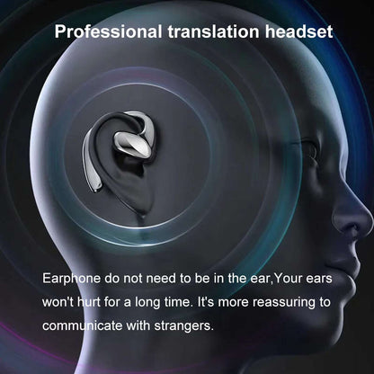M8 Language Translator Earbuds Smart 144 Languages High Accuracy Wireless Bluetooth Two Way Translator Device