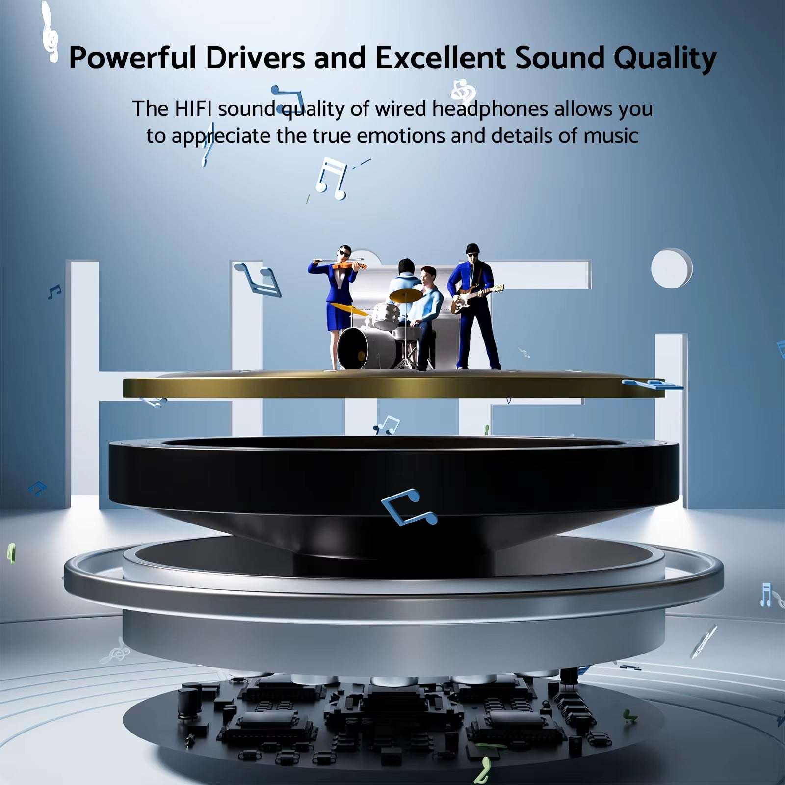 For Samsung Headphones Hifi Surround Sound In-Ear USB Type C 3.5Mm with Wire Control Wired Earplugs for Galaxy S24 S23 S22 Ultra