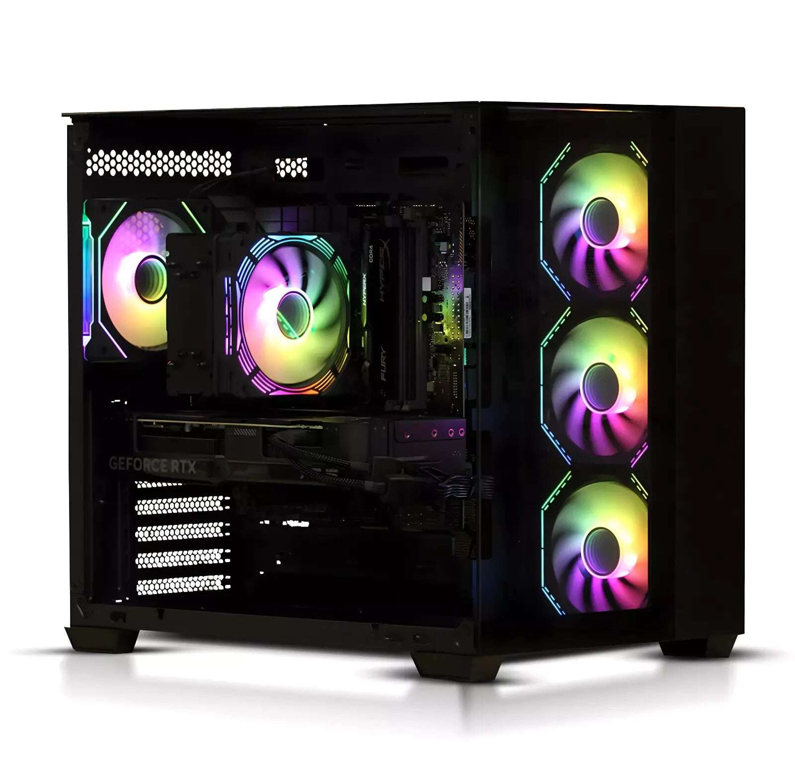 Fast Gaming PC AMD Ryzen 7 5700X , 2TB SSD , 64GB RAM , RTX 5070 TI , Wifi