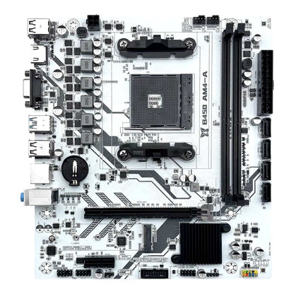 B450 Motherboard AMD Processor Dual-Channel DDR4 Memory AM4 Mainboard M.2 NVME (Supports Ryzen 5500 5600 5600G CPU)