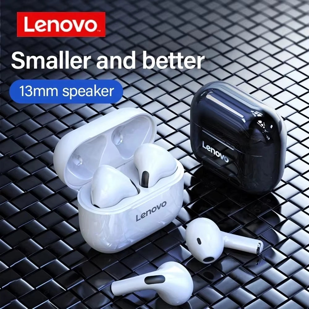New LP40 NEW Bluetooth V5.0 Earphones Anti-Sweat Lightweight Headphones Compatible with Smart Phone Laptop Computer Earbuds